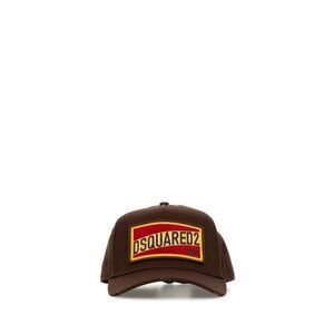 Dsquared Men Brown Cotton Baseball Cap
